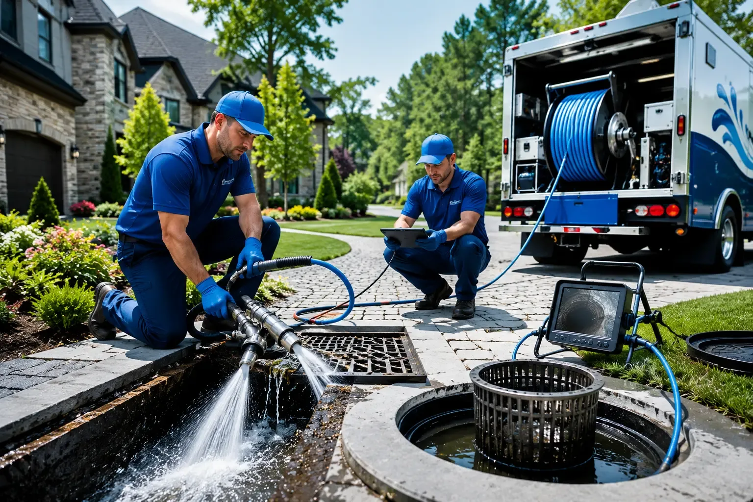 Local outdoor drain cleaning professionals in Cawood, KY