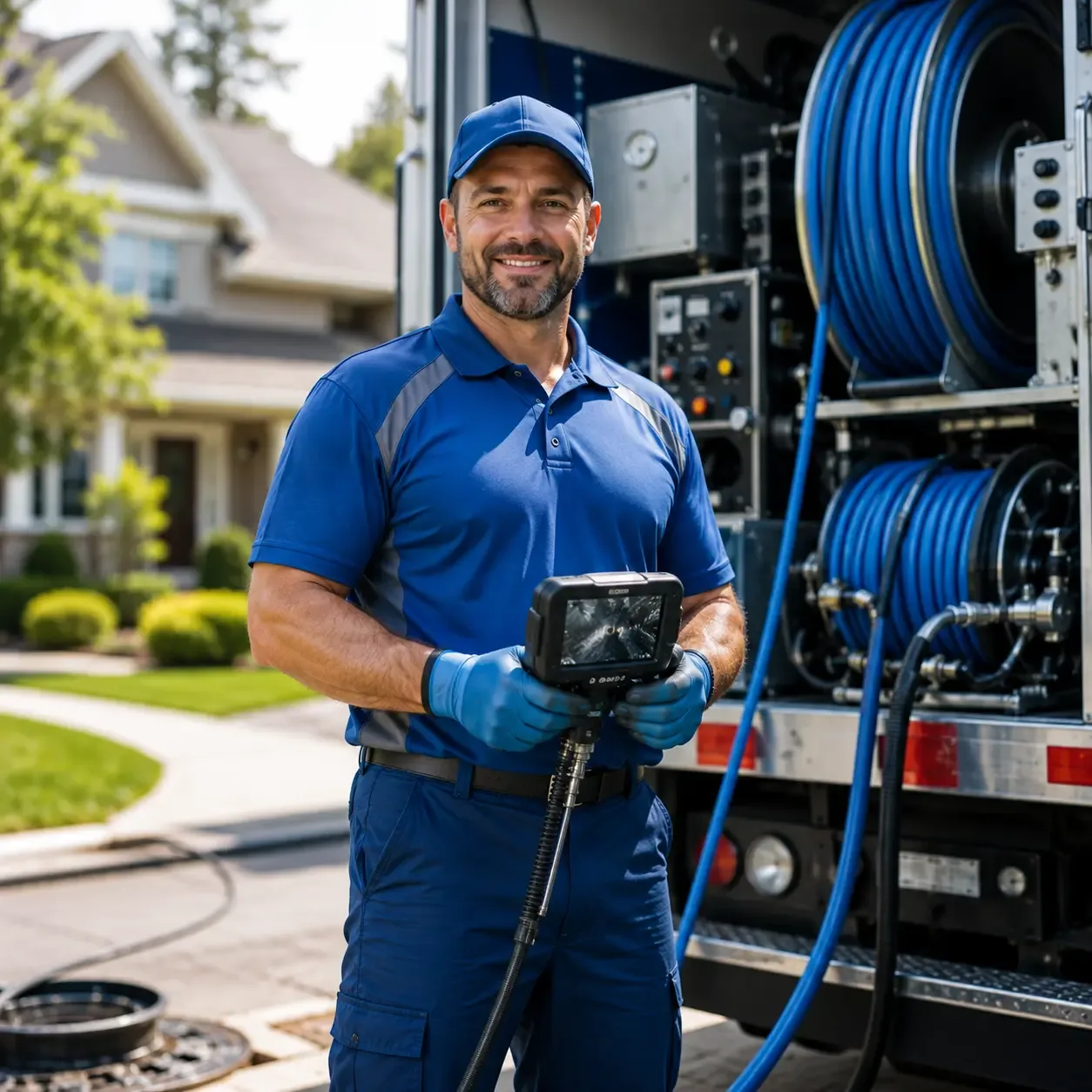 Local outdoor drain cleaning specialists in Cawood, KY